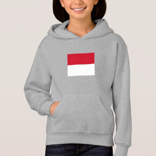 Flagge Monacos Hoodie (Vorderseite)