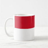 Flagge Monacos Kaffeetasse (Links)