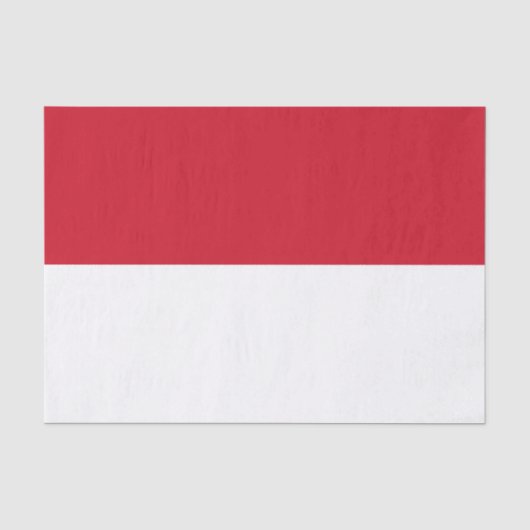 Flagge Monacos Seidenpapier (Vorderseite)