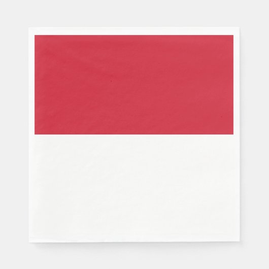 Flagge Monacos Serviette (Vorderseite)
