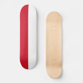 Flagge Monacos Skateboard (Vorderseite)