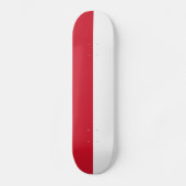 Flagge Monacos Skateboard (Vorderseite)