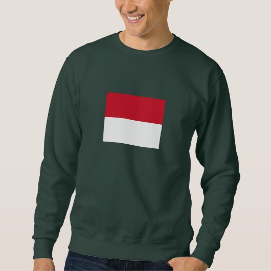 Flagge Monacos Sweatshirt (Vorderseite)