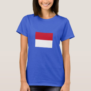 Flagge Monacos T-Shirt