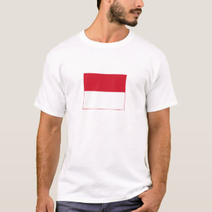 Flagge Monacos T-Shirt