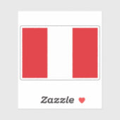 Flagge Mons, Belgien Aufkleber (Blatt)