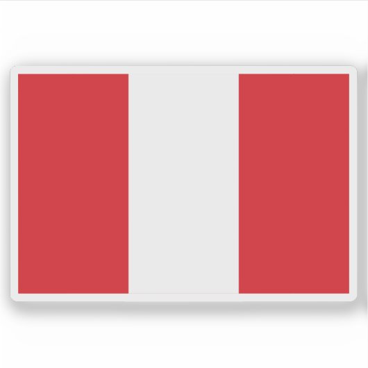 Flagge Mons, Belgien Aufkleber (Vorderseite)