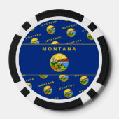 Flagge Montanas, Montanan Flagge Pokerchips (Rückseite)