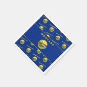 Flagge Montanas, Montanan Flagge Serviette (Ecke)