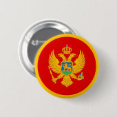 Flagge Montenegros Button (Vorne & Hinten)