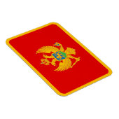 Flagge Montenegros Magnet (Rechte Seite)