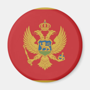 Flagge Montenegros Magnet