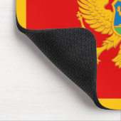 Flagge Montenegros Mousepad (Ecke)