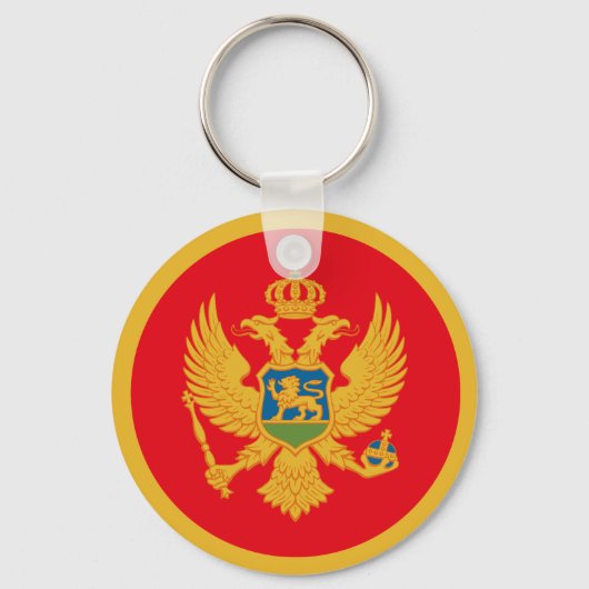Flagge Montenegros Schlüsselanhänger (Vorderseite)
