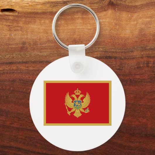Flagge Montenegros Schlüsselanhänger (Vorderseite)