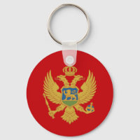 Flagge Montenegros Schlüsselanhänger