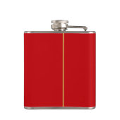 Flagge Montenegros Vinyl-Wrapped Flask Flachmann (Rückseite)