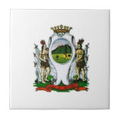 Flagge Monterrey, Nuevo León - MEXIKO Fliese (Vorderseite)