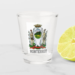 Flagge Monterrey, Nuevo León - MEXIKO Schnapsglas