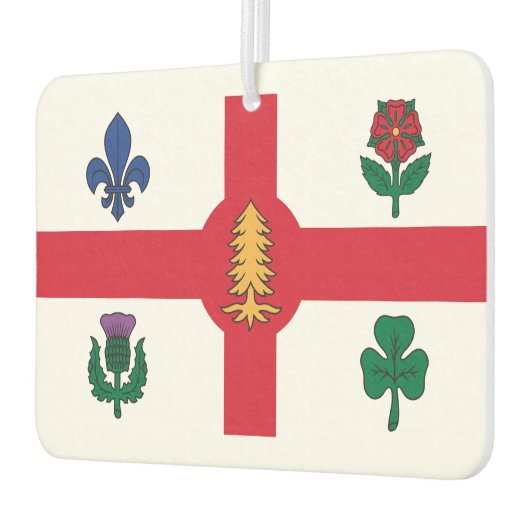 Flagge Montreals, Quebec Autolufterfrischer (Links)