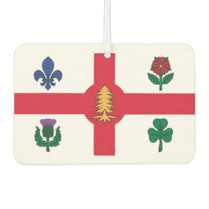 Flagge Montreals, Quebec Autolufterfrischer
