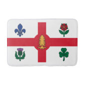 Flagge Montreals, Quebec Badematte (Vorderseite)