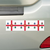 Flagge Montreals (Quebec, Kanada) Autoaufkleber (Auf Auto)