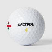 Flagge Montreals (Quebec, Kanada) Golfball (Logo)