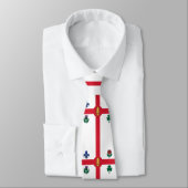 Flagge Montreals (Quebec, Kanada) Krawatte (Gebunden)