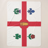 Flagge Montreals (Quebec, Kanada) Sherpadecke (Vorderseite)