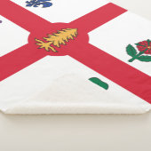 Flagge Montreals (Quebec, Kanada) Sherpadecke (3/4)