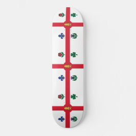 Flagge Montreals (Quebec, Kanada) Skateboard