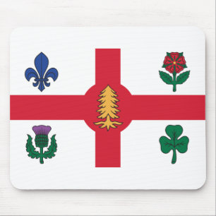 Flagge Montreals, Quebec Mousepad