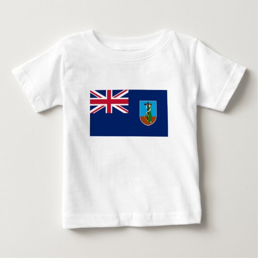 Flagge Montserrat Baby T-shirt (Vorderseite)