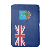 Flagge Montserrat Badematte (Vorderseite Vertikal)