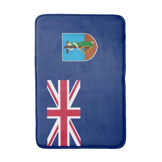 Flagge Montserrat Badematte (Vorderseite Vertikal)