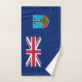 Flagge Montserrat Badhandtuch Set (Handtuch)