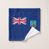 Flagge Montserrat Badhandtuch Set (Waschlappen)