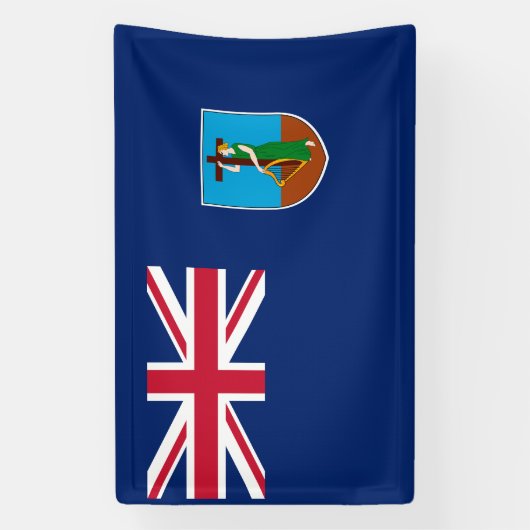 Flagge Montserrat Banner (Vertikal)