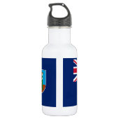 Flagge Montserrat Edelstahlflasche (Rückseite)