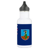 Flagge Montserrat Edelstahlflasche (Rechts)