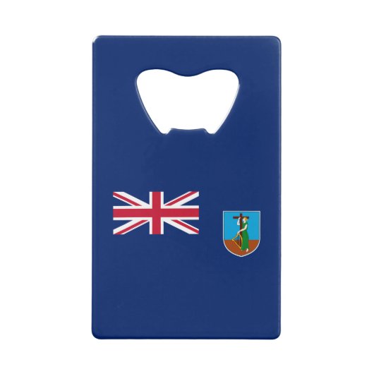 Flagge Montserrat Geldbeutel Flaschenöffner (Vorderseite)