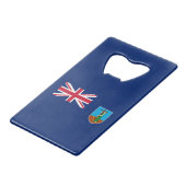 Flagge Montserrat Geldbeutel Flaschenöffner (Rückseite Schrägansicht)