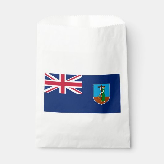 Flagge Montserrat Geschenktütchen (Vorderseite)