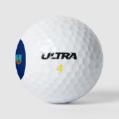 Flagge Montserrat Golfball (Logo)