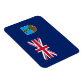 Flagge Montserrat Magnet (Rechte Seite)
