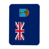 Flagge Montserrat Magnet (Vertikal)