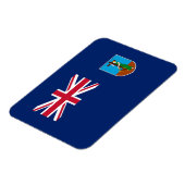 Flagge Montserrat Magnet (Linke Seite)