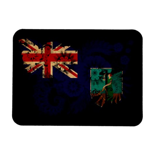 Flagge Montserrat Magnet (Horizontal)