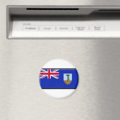 Flagge Montserrat Magnet (In Situ (Geschirrspüler))